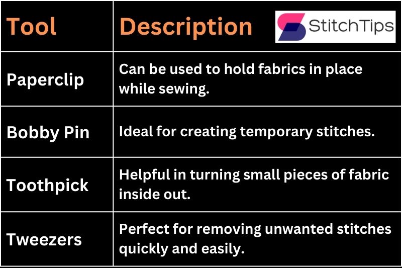 What Can You Use Instead of a Sewing Needle